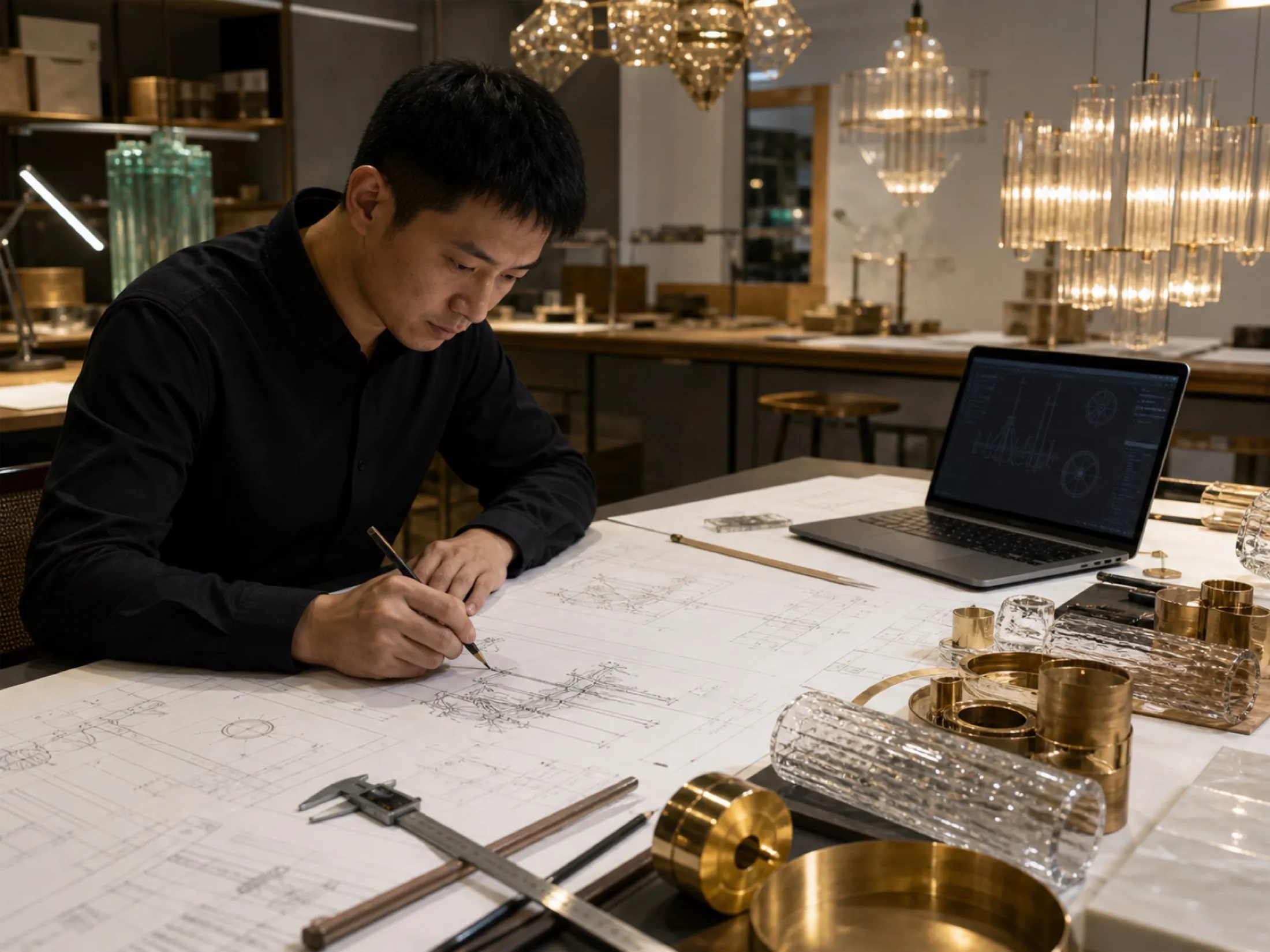 How a Custom Chandelier Moves from Brief to Shipment