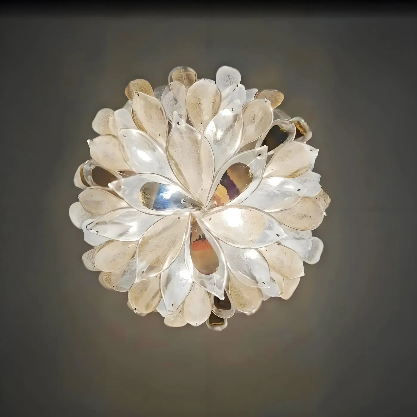 Cambodia Leaf Chandelier project view