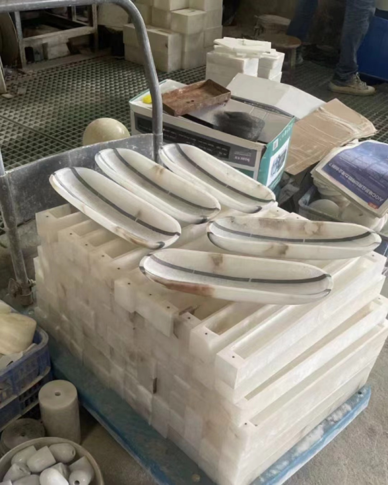 Workshop Update: Stone and Marble Details for Decorative Lighting