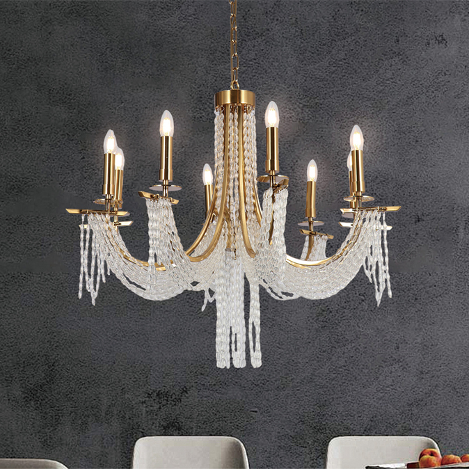 808-209011 Crystal Chandeliers by Meiyun Lighting